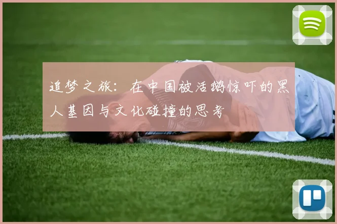 追梦之旅：在中国被活鹅惊吓的黑人基因与文化碰撞的思考