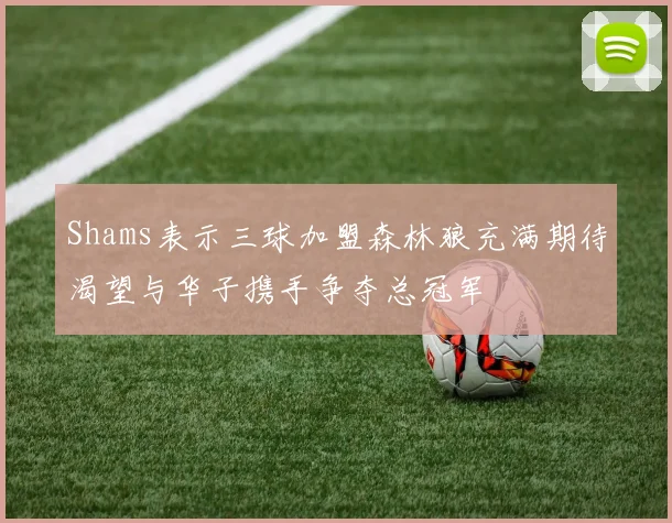Shams表示三球加盟森林狼充满期待渴望与华子携手争夺总冠军